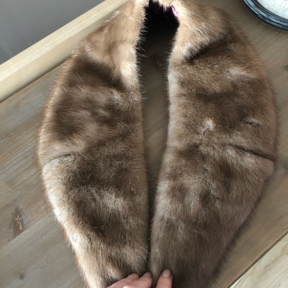 Vintage mink fur collar - Picture 3 of 5